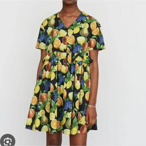 Lazy Oaf Fruit Bowl Frilly Dress sz 4
